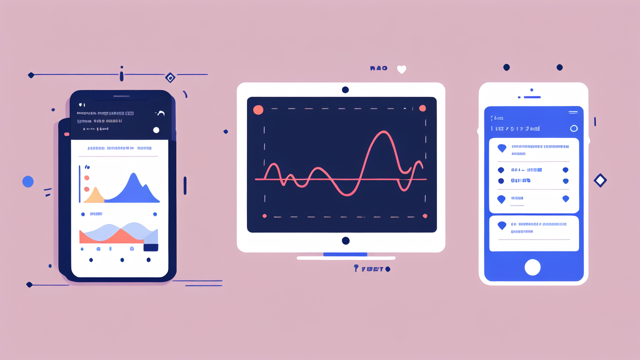 Smart Health Monitoring Devices with Graphs on Sports Watches Interfaces