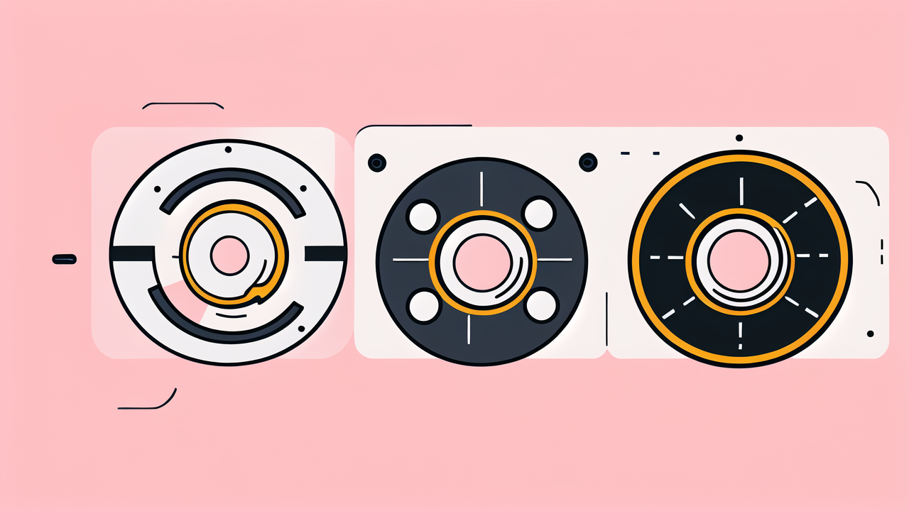 6001zz bearing price, 6001ZZ bearings concept art with geometric shapes on a pink background