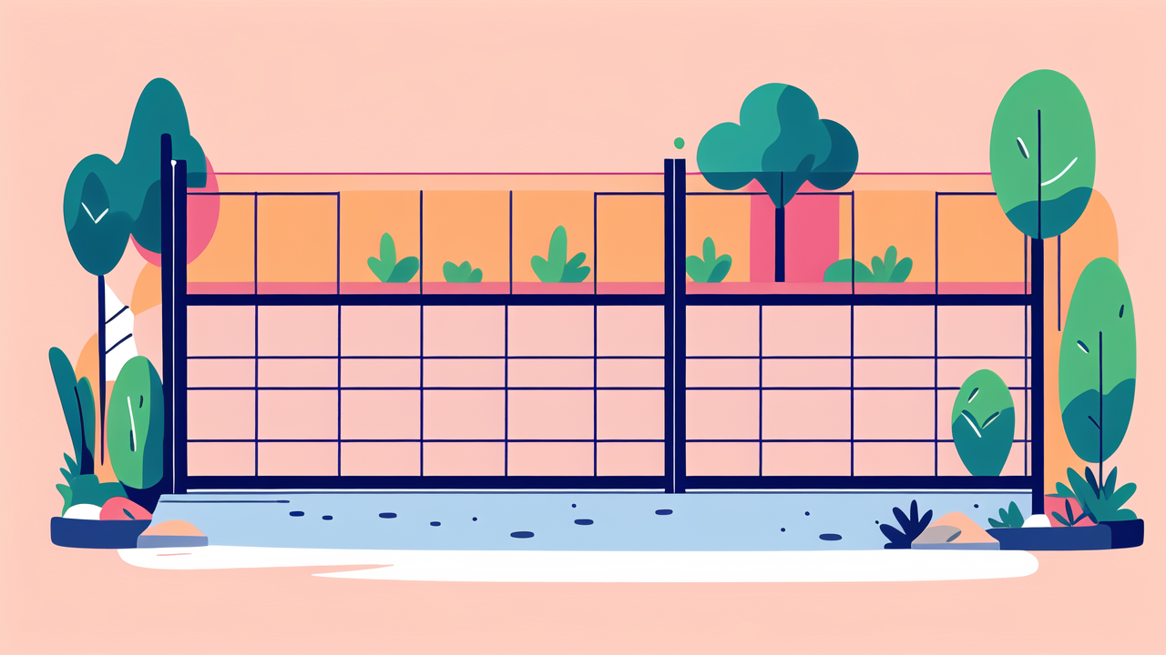 composite garden fence