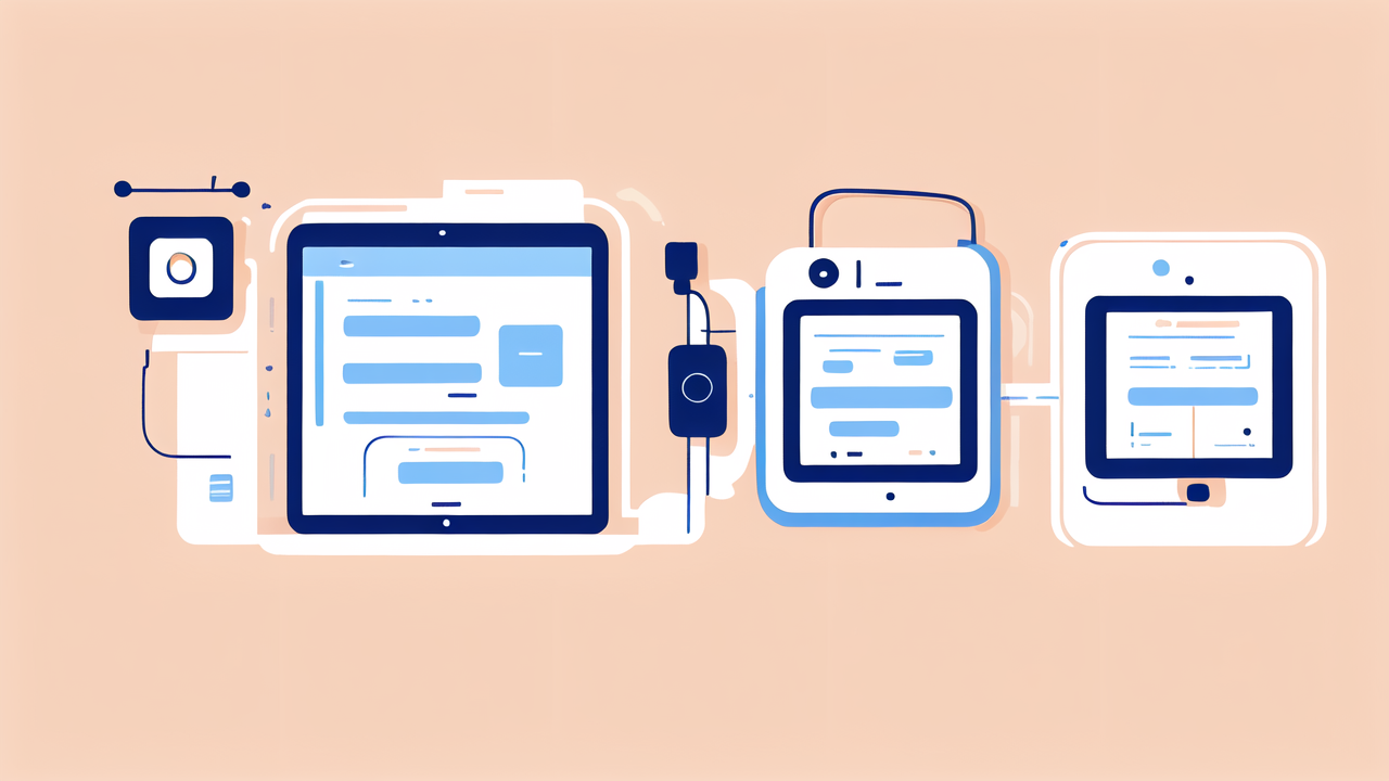 Smart Bands showcasing device compatibility within a sleek digital ecosystem