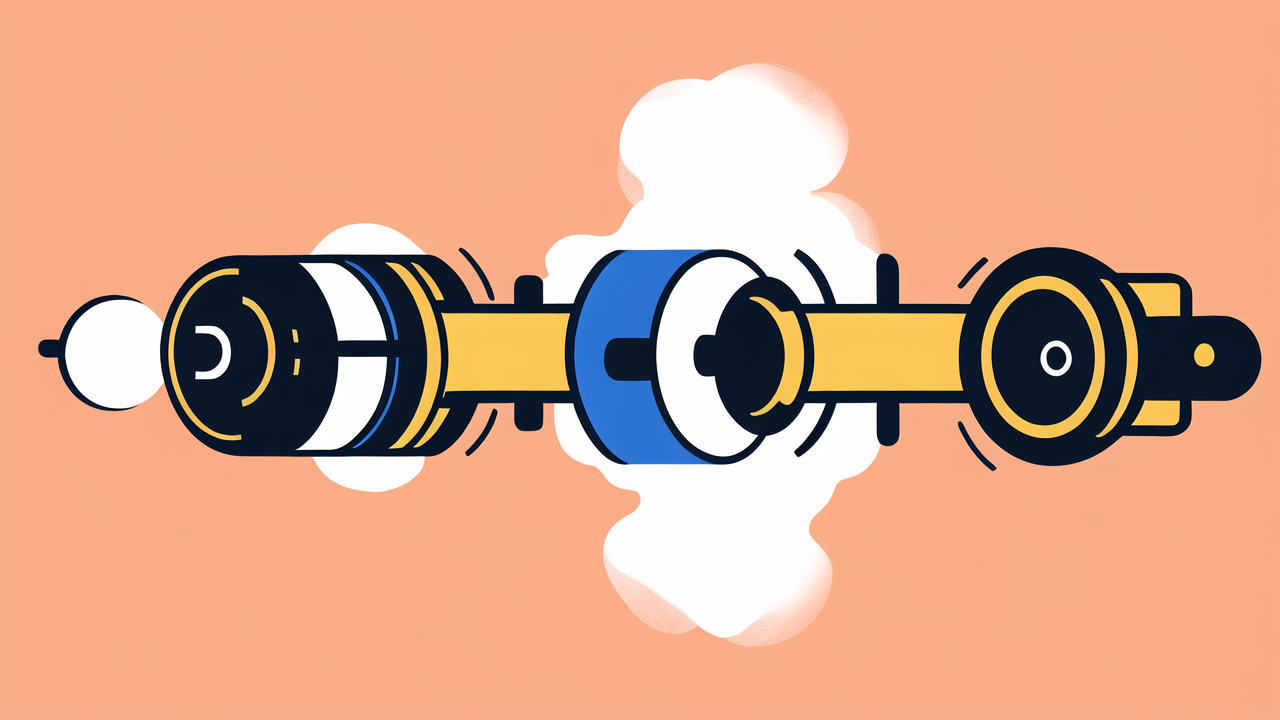 16100 ZZ Bearing components on a pink background, featuring black and yellow accents.