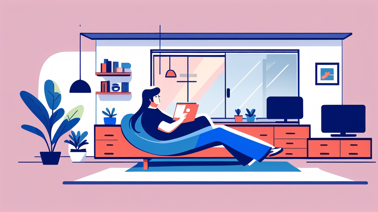 South African living rooms, Modern South African living room with home entertainment, blue sofa, urban view