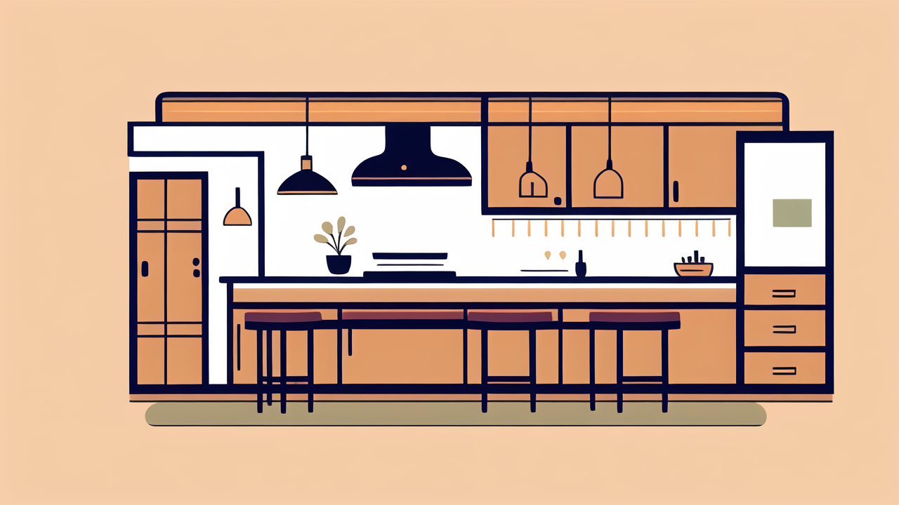 Classic Furniture Design in South African Home Decor: Yellow Cabinets, Blue Accents