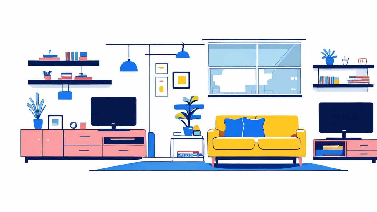 compact tv stand