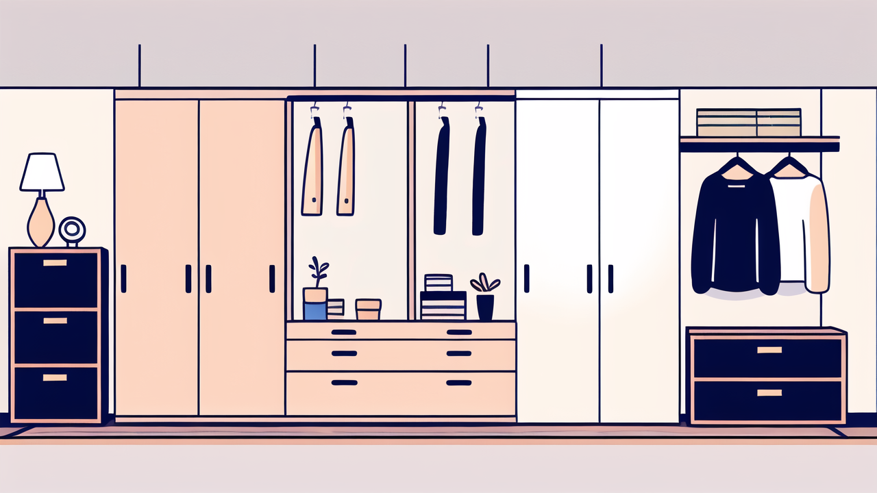 space saving dresser