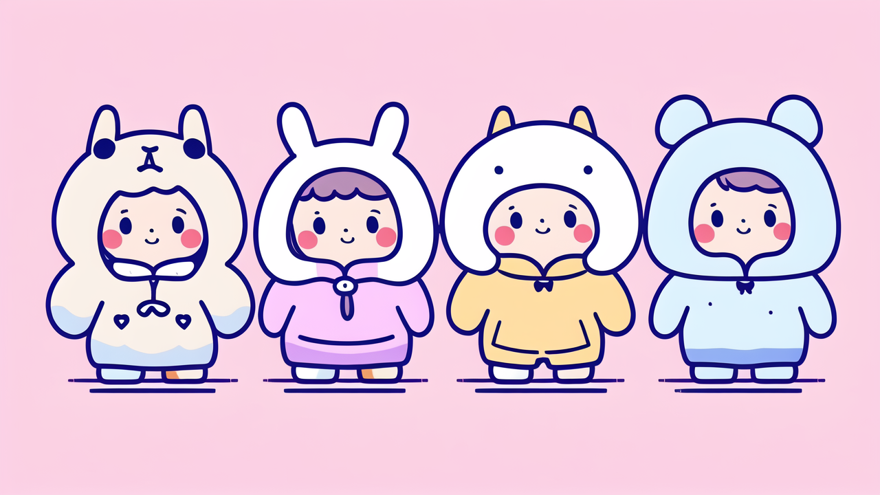 Rabbit Ear Hooded Baby Rompers