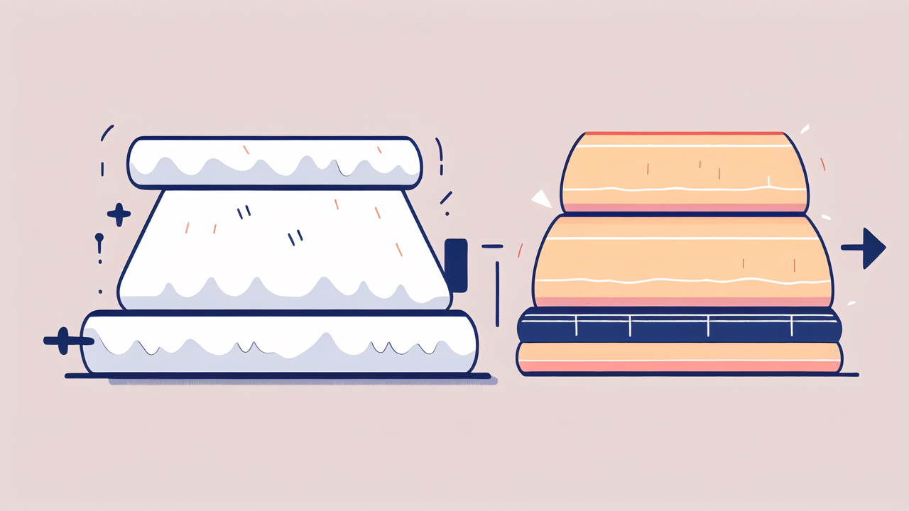 Black Fiber Sheets sandwich metaphor with plus and minus symbols on a plate.