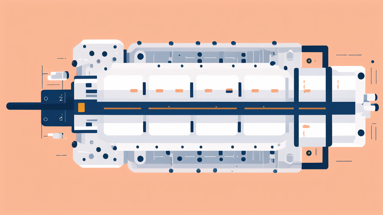 16004 ZZ bearings in abstract geometric structure with circular elements on peach background