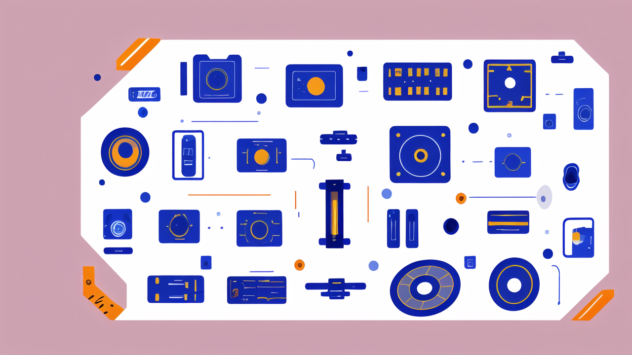 Futuristic vehicle illustration with orange body, inspired by 61801 bearings.