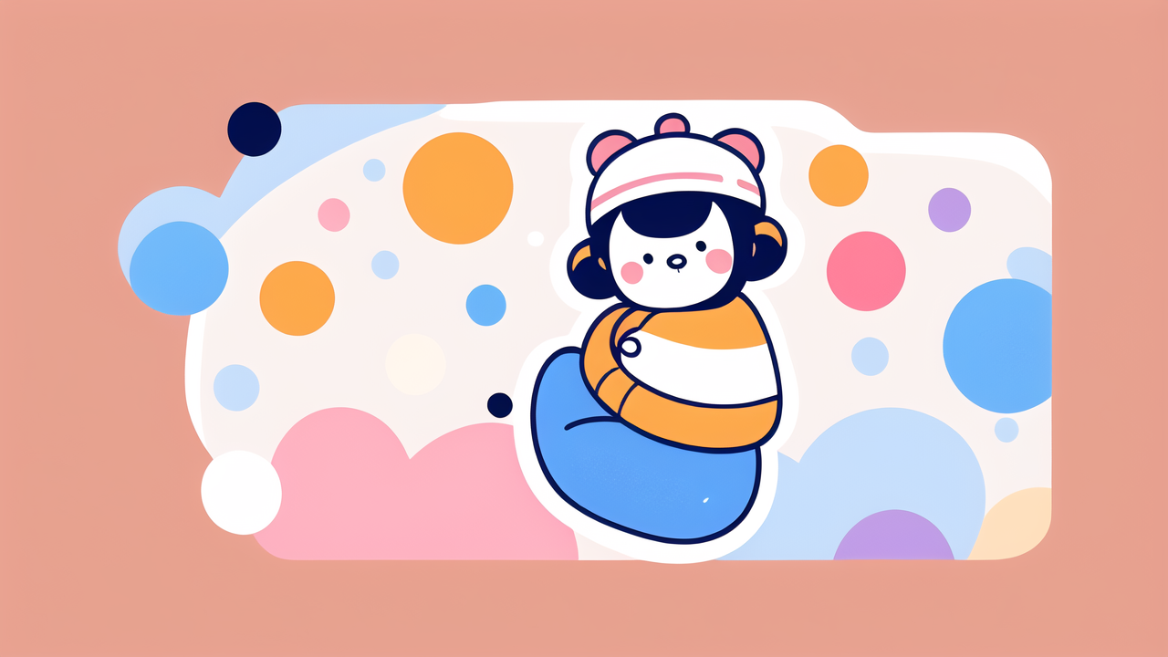 Cotton Baby Swaddle Blanket With Hat