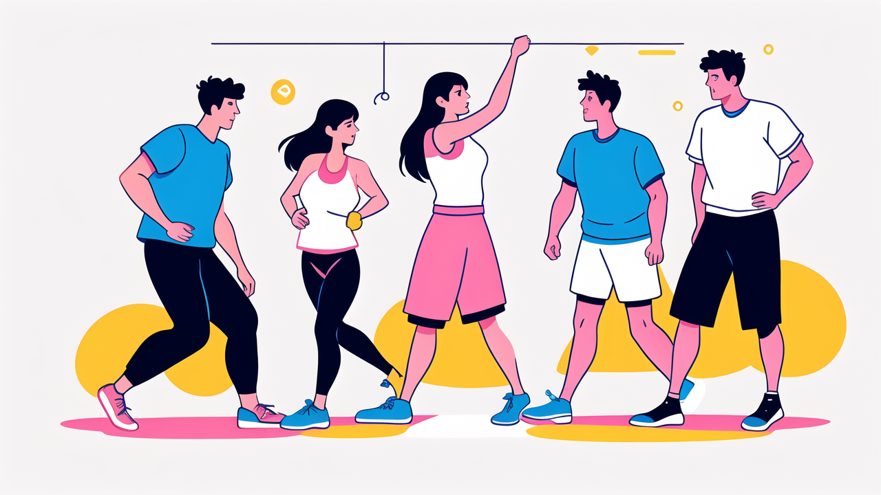 weight room equipment, Weightlifting Safety Tips: energetic exercise group in vibrant athletic wear