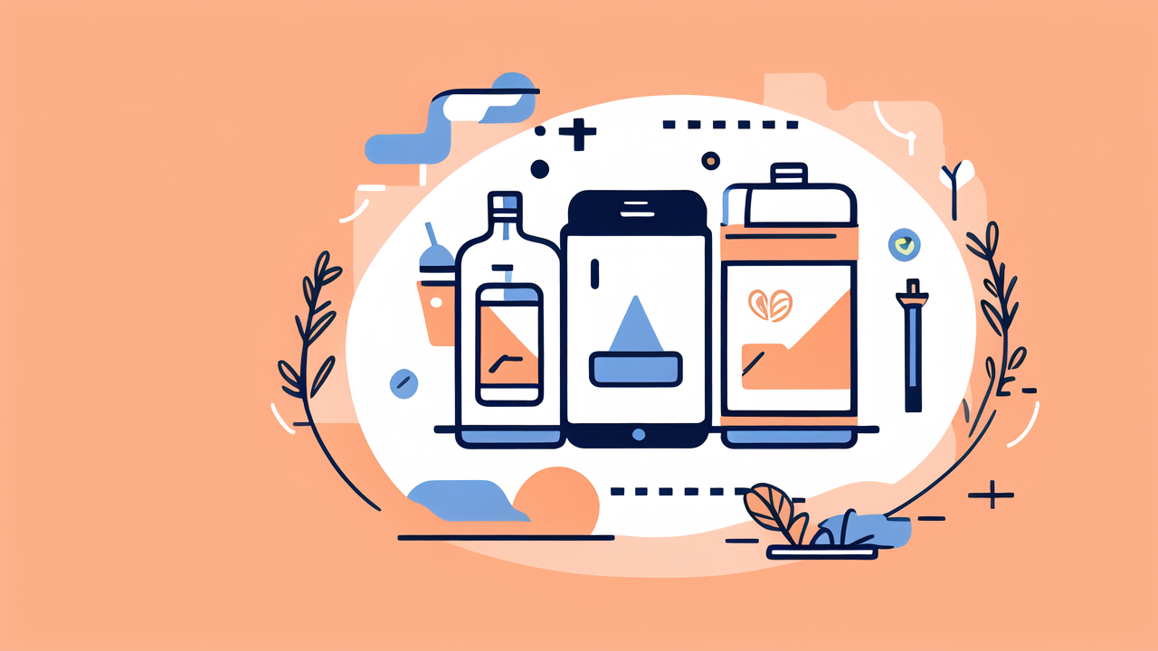 smoking accessories, Stylized smartphone collection on pink background, focus on diverse designs.