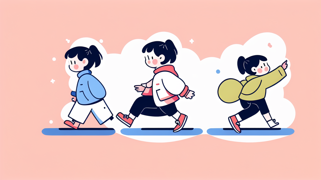 Cartoon children in winter baby clothes engaging in fun activities