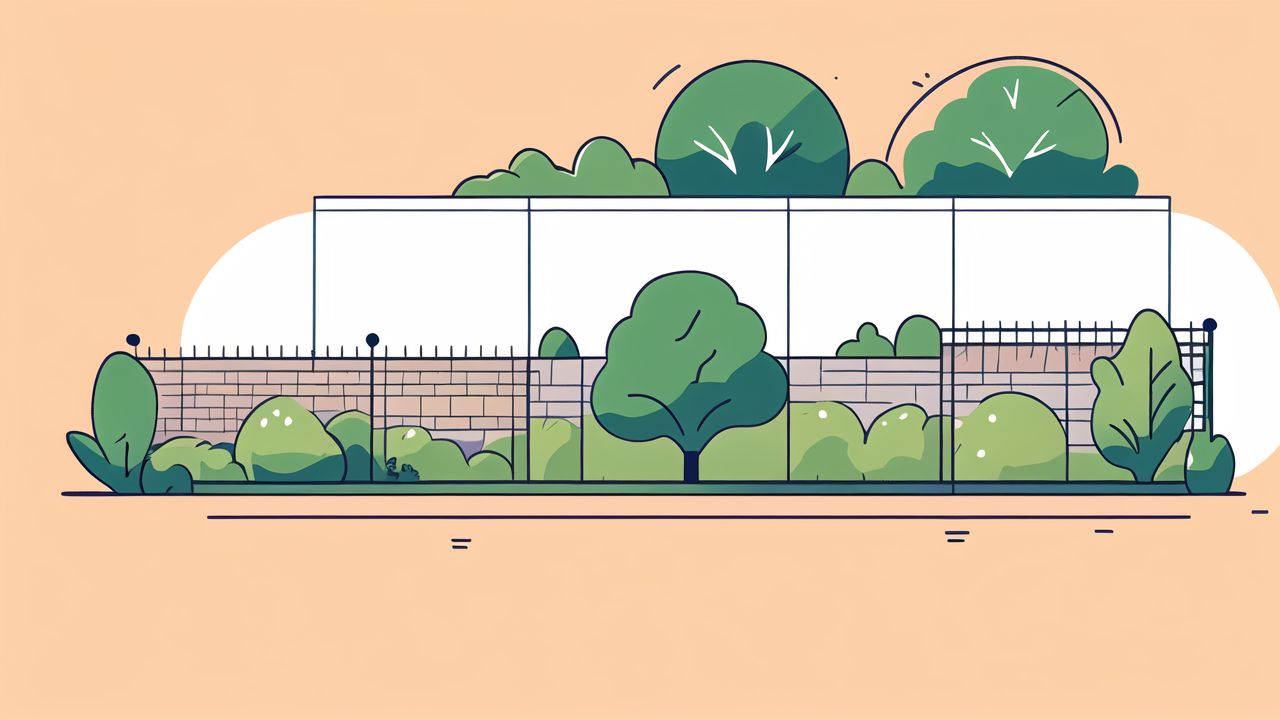 natural looking fence