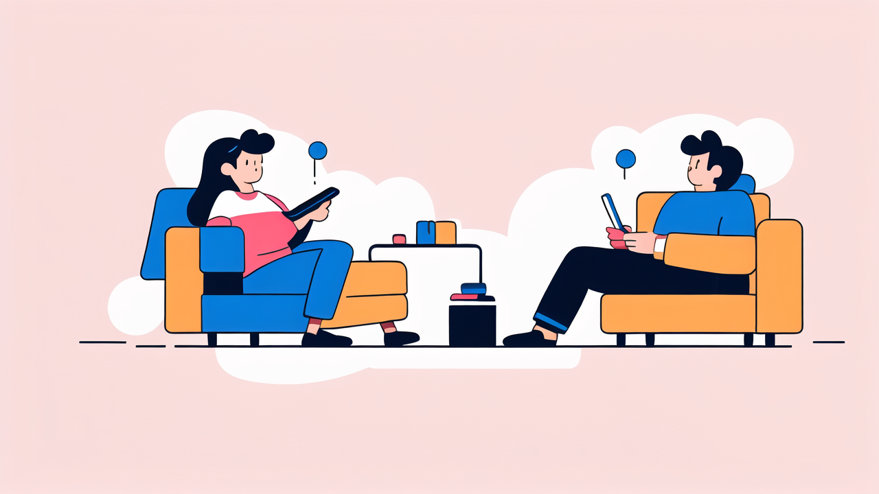 Diverse people engaged in activities, zero gravity chairs, children