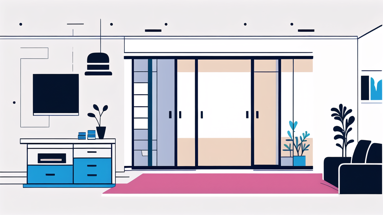 wardrobe with mirror