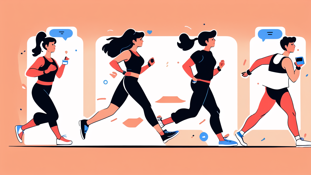 Smartwatch body measurement tracker for diverse runner experiences and activities