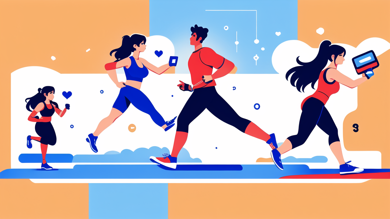 fila smart watch, Three women running with Fila smartwatch, showcasing fitness tracking features.