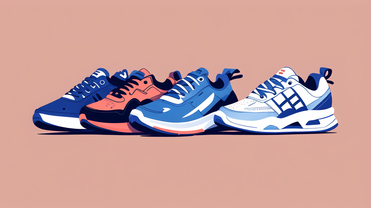 fila watches, FilaTime Watches sneakers in blue, white, and pink on a vibrant pink background.