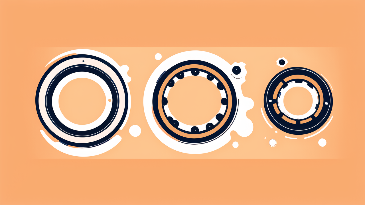 Futuristic industrial machine with 6005 C3 Bearings against peach background