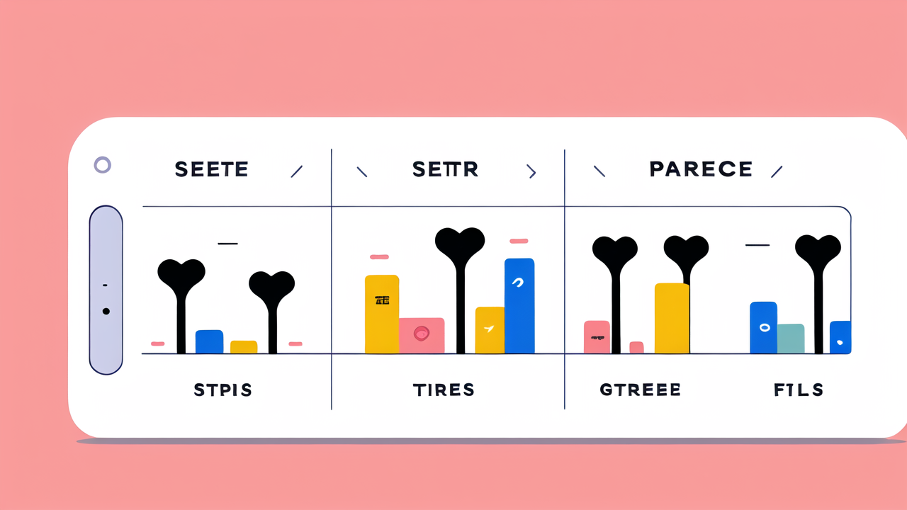 Wearable technology fitness data visualized on smartphone interfaces with graphs