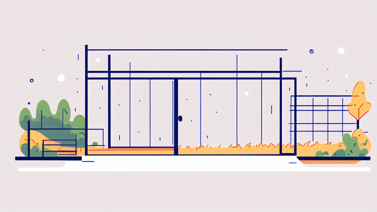 fence drawing