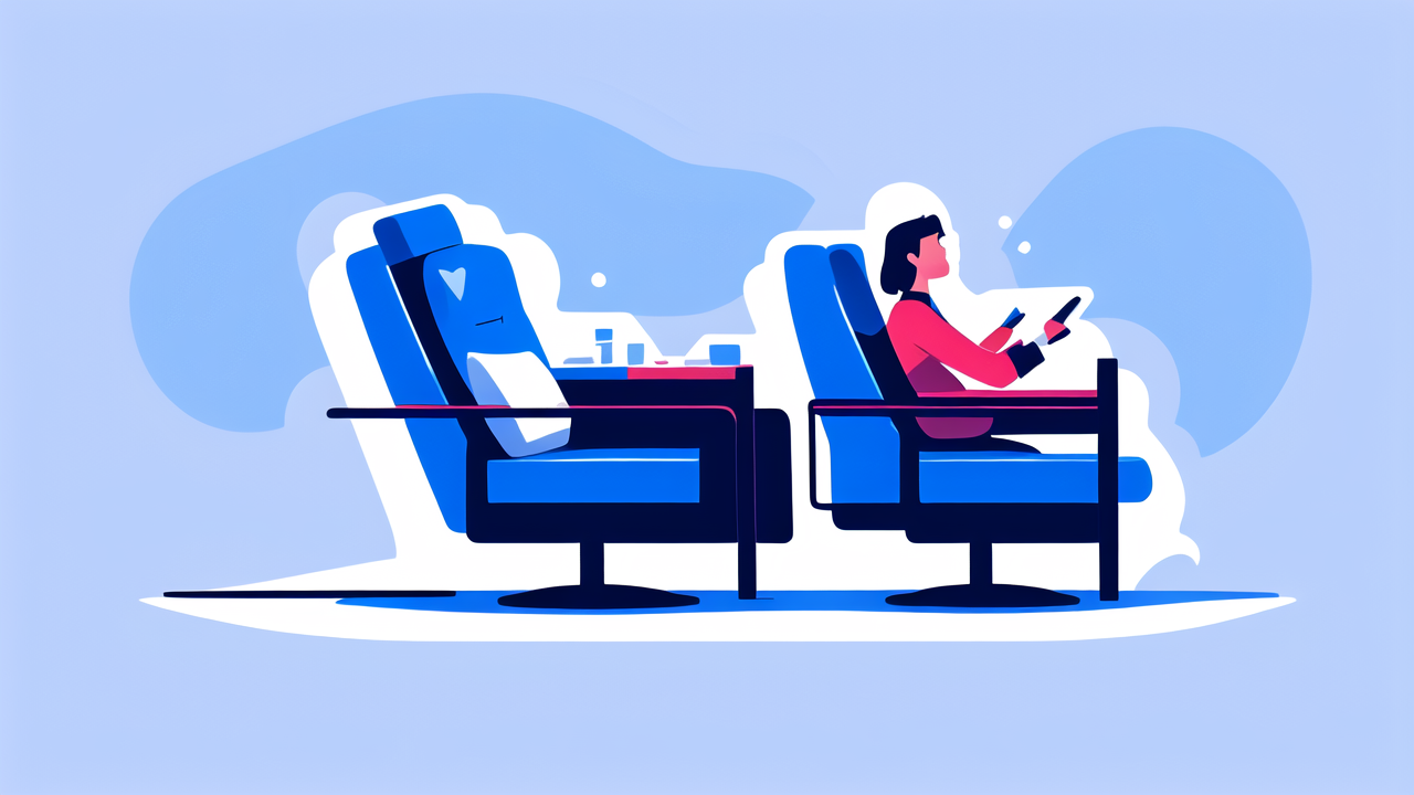 dark blue recliner chair