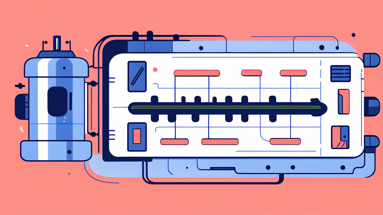 6307 2rsjem 6307 bearing in stylized machinery with blue, red, and pink elements.