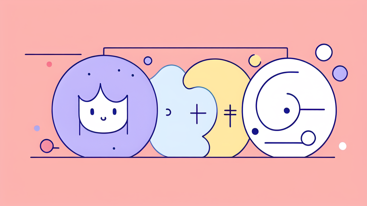 Sleep Companion Baby Companions on pink backdrop with playful abstract shapes