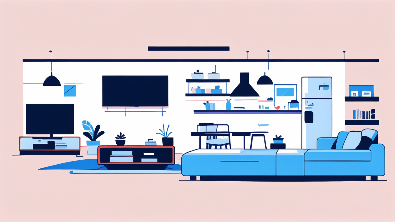 coffee table fridge, Smart Coffee Table in cozy living room with orange armchair, black bookshelf, bright decor.