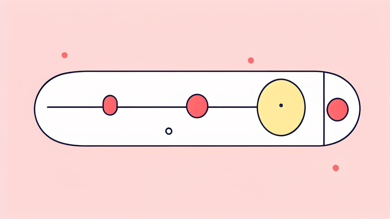 Colorful circles pattern representing infant soothing with Baby Pacifiers theme