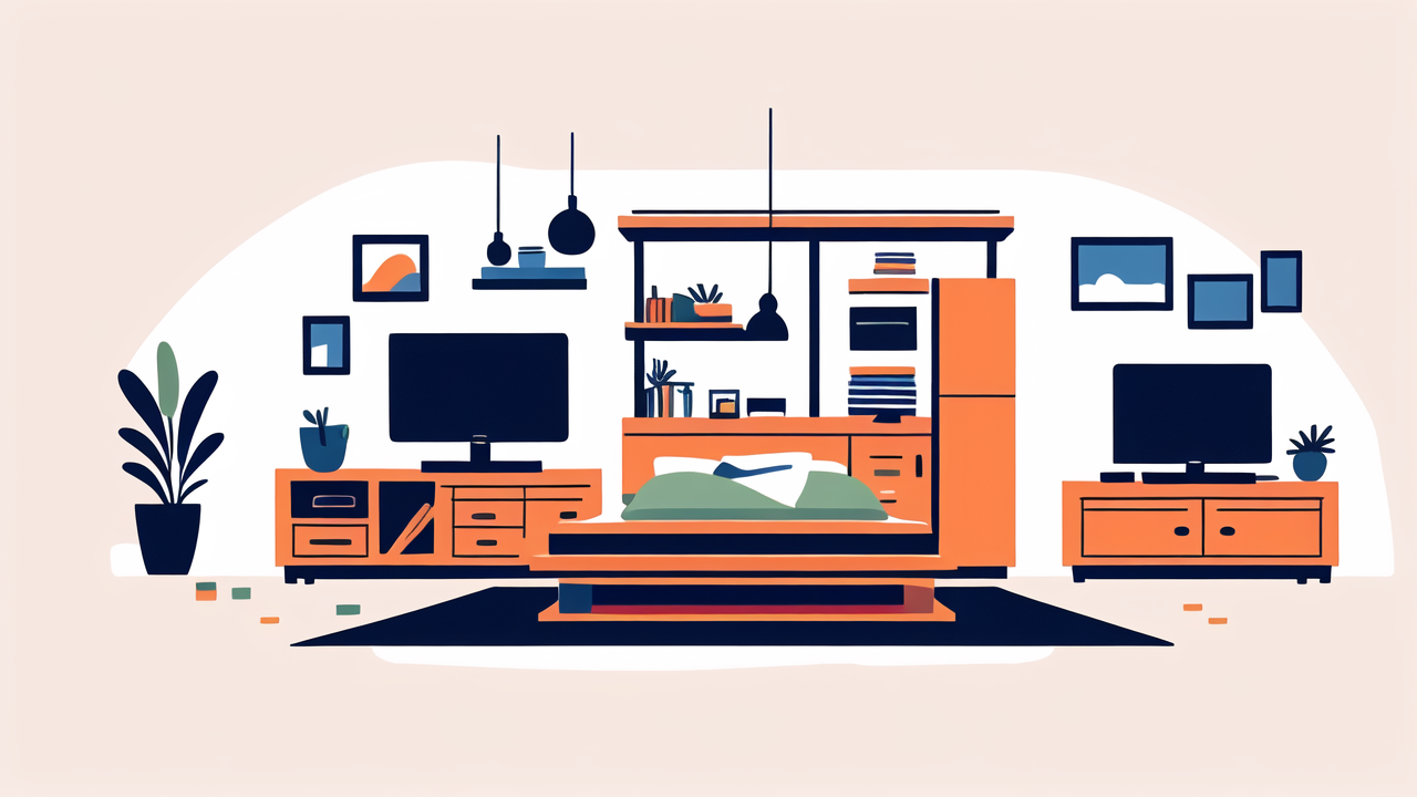 entertainment center decor