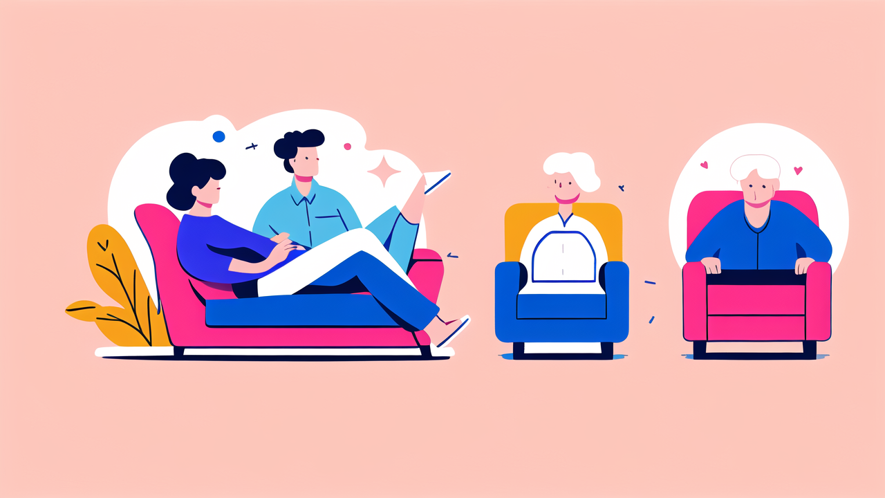 recliner cushions for elderly, Elderly recliner cushions in cozy, tranquil living room with books and a potted plant.