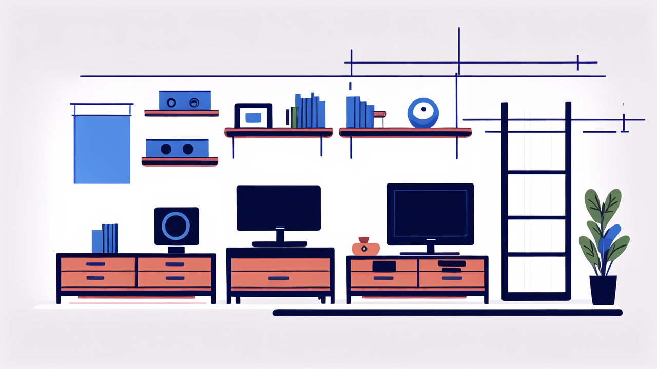 wall mounting large tv