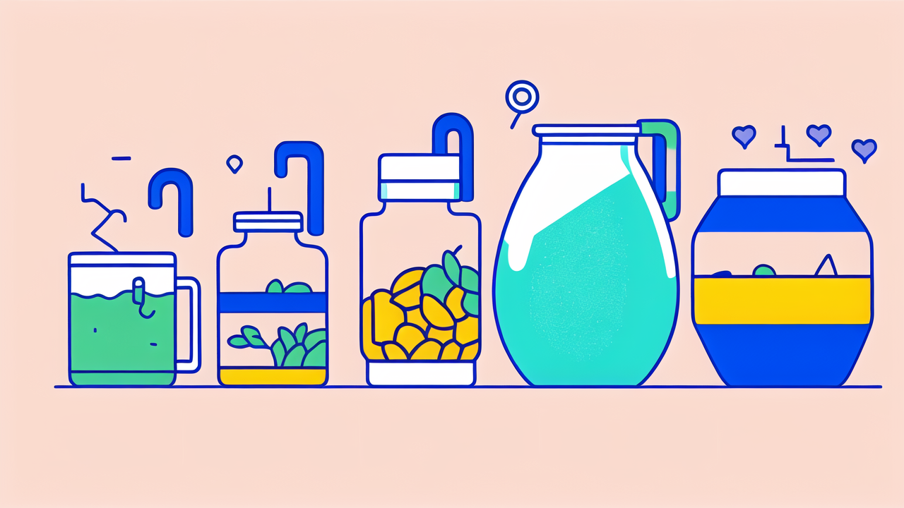 Whimsical kitchen illustration featuring Bubble Products in Australian industries.