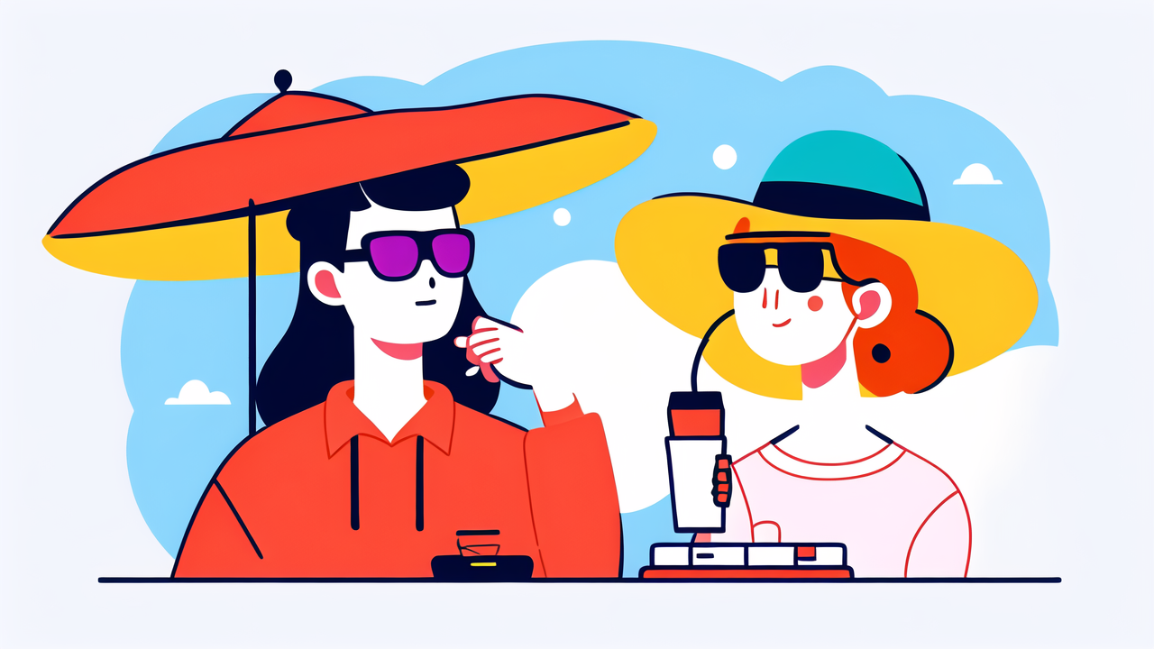 sunbathing eye protection