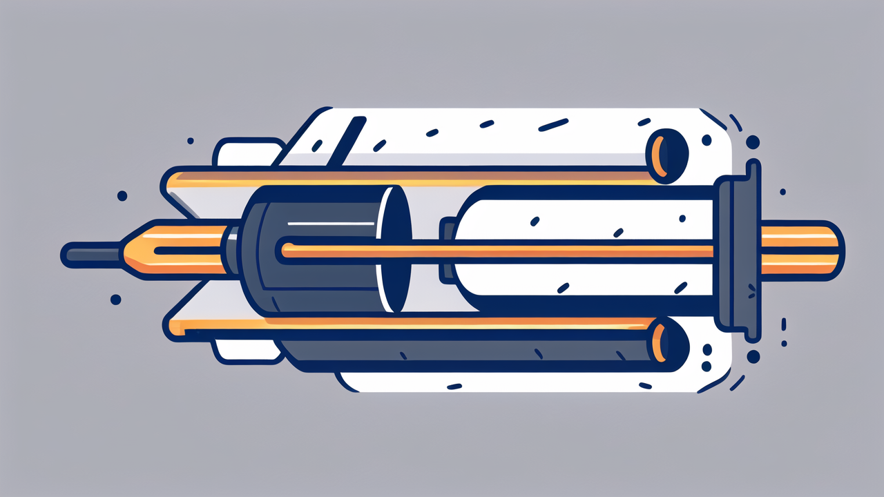 Cityscape with vibrant blue-orange hues, featuring carbon fiber tubing by Largetube.
