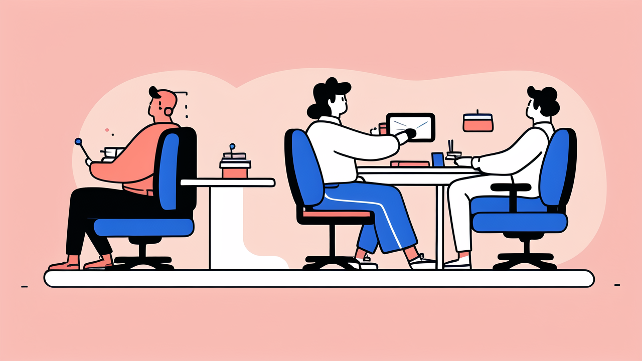 lift chair features, Modern office scene with adjustable lift chairs, featuring collaboration tools