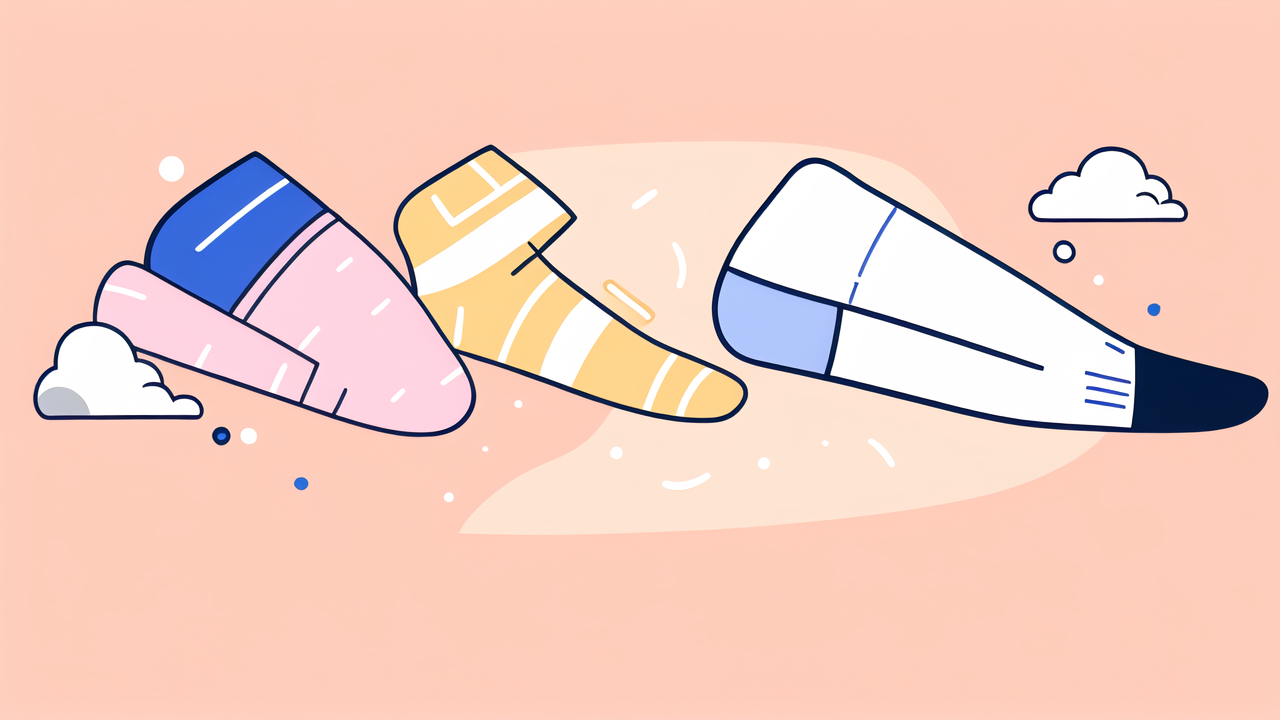 2 piece pregnancy outfit, Colorful socks and shoes on legs illustration, highlighting Baby Summer Outfits.