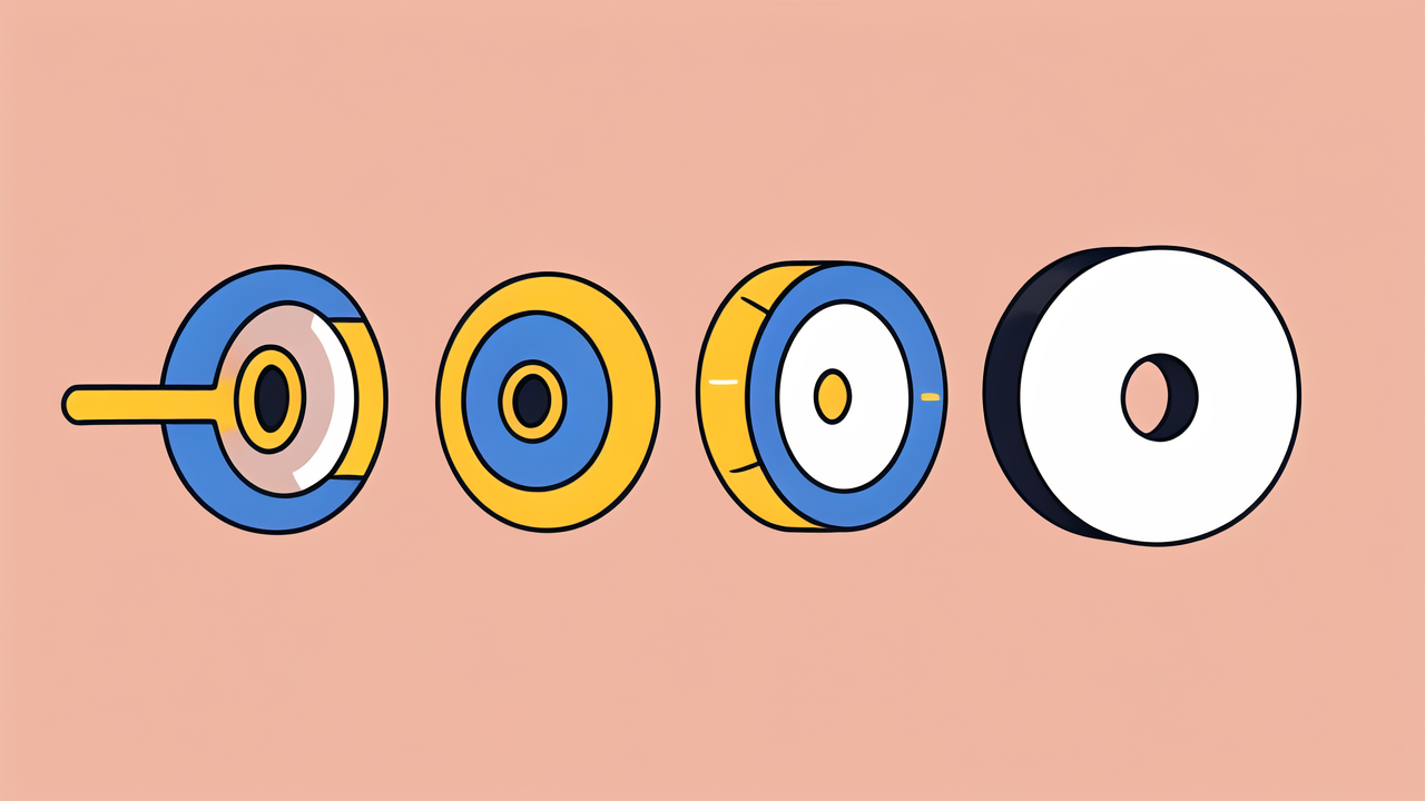 ball bearing 6005, Stylized minimalistic train with red stripe, featuring scenic simplicity.