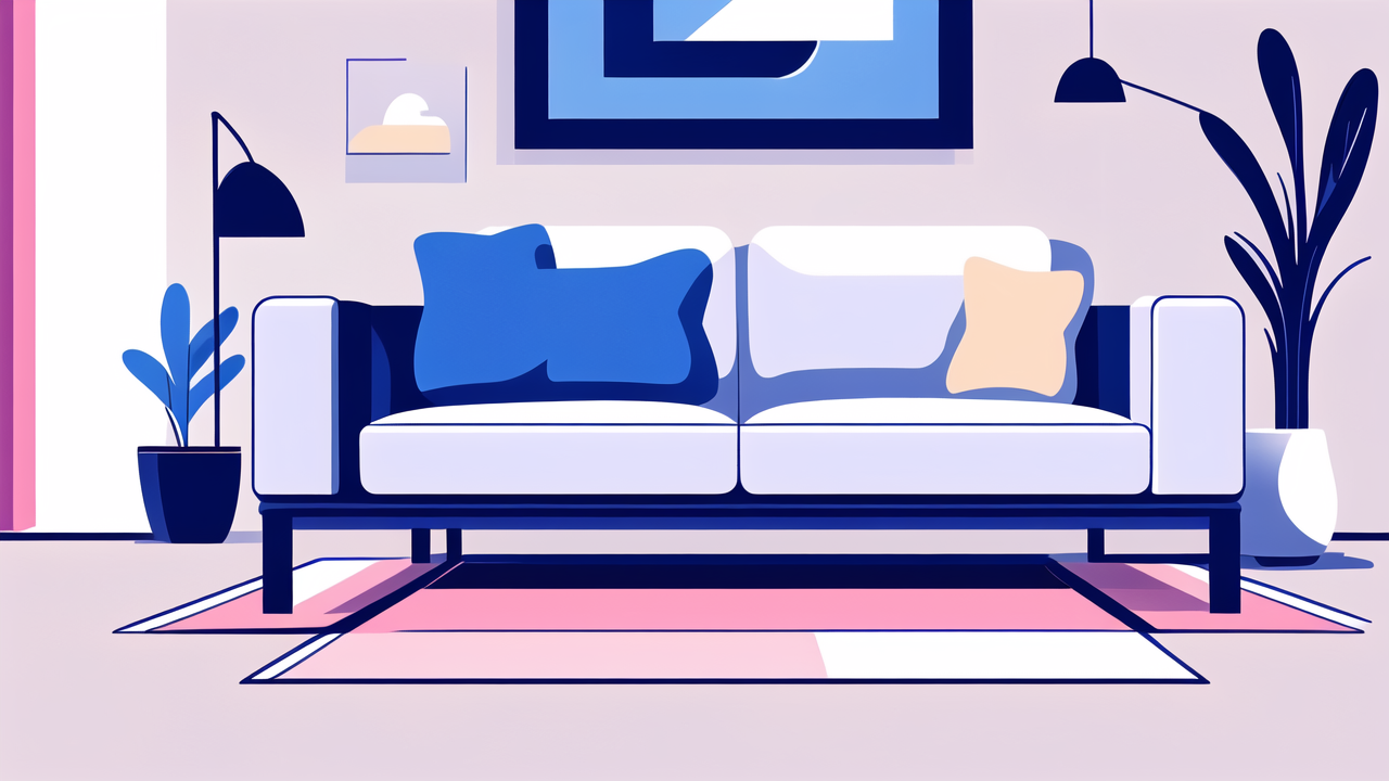 velvet sofa