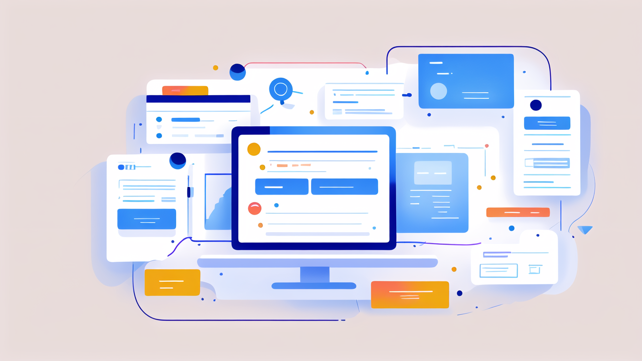 Smartwatch interface on monitor with workflow optimization and digital connectivity