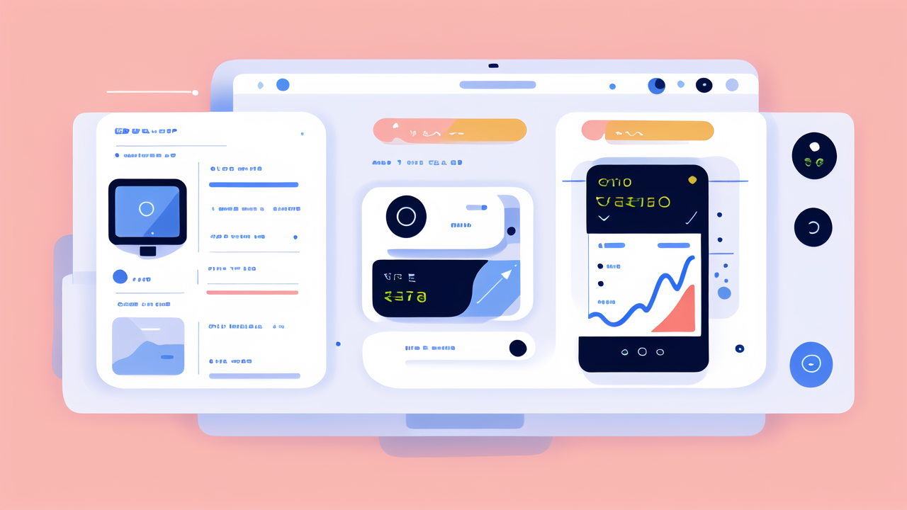 Pulse Smartwatch, laptop, tablet, and smartphone on pink background in sleek design