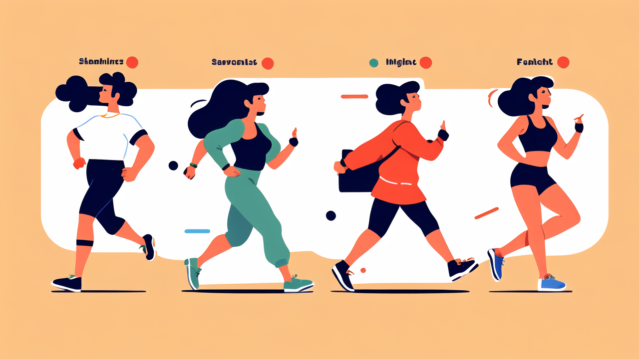 Smart fitness band showcased on diverse runners illustrates fitness trackers