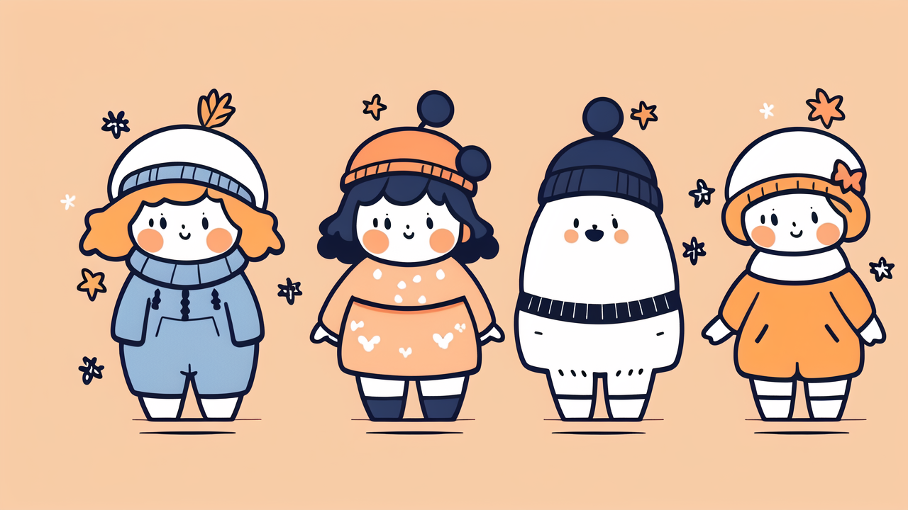 Winter Baby Rompers
