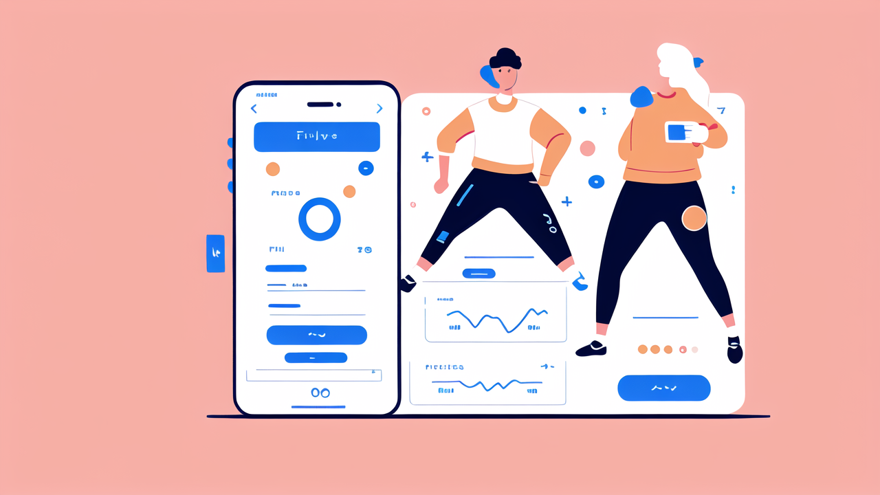 wearables clothing, smartwatches UI with pie charts for file transfer and size estimation progress