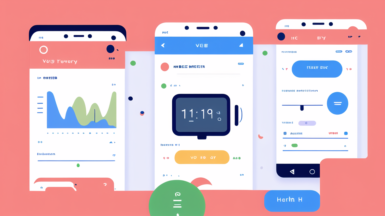 fitness watch, Smartwatch Fitness Tracker collection with various designs on a pink background.