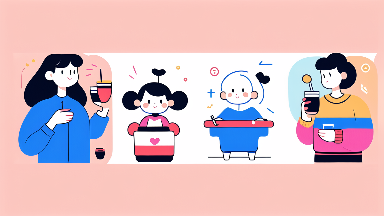 Children Portable Binaural Cup Straw