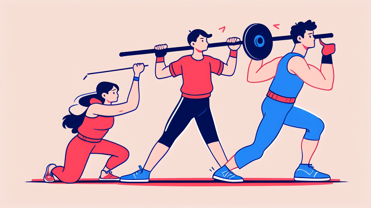 workout injury prevention, Group strength training session emphasizing Weightlifting Safety and injury prevention