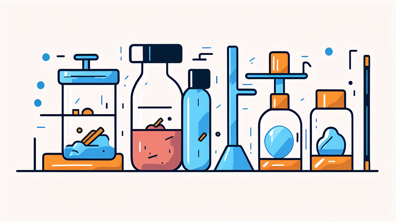 portable smoking devices, Portable Bongs with tech gadgets and hydration essentials in a modern setup